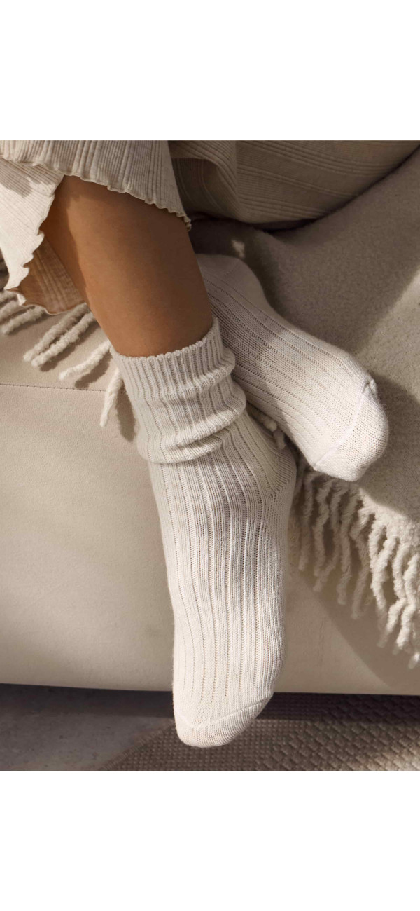 Wool socks long for women Legs SCM26 Socks cashmere merino milk-image