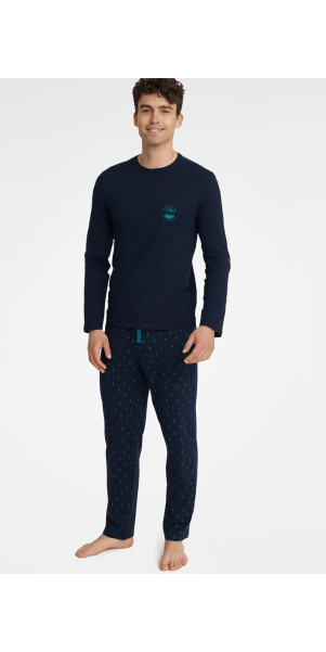 Pajamas for men Henderson 40965 Invert blue_E59-image