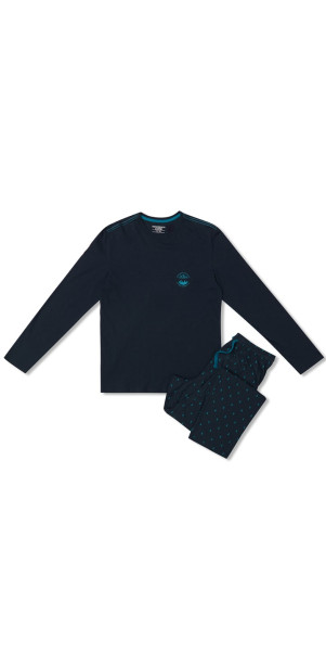 Pajamas for men Henderson 40965 Invert blue_E59-image