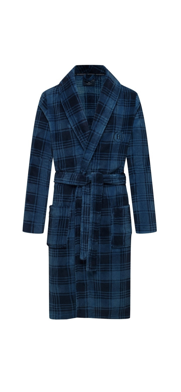 Bathrobe for men Henderson 40986 Urban blue_E59-image
