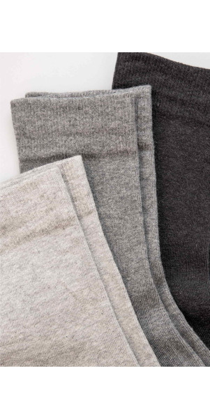 Cotton socks long for women Legs 21.1 Socks (3 pack) melange-image