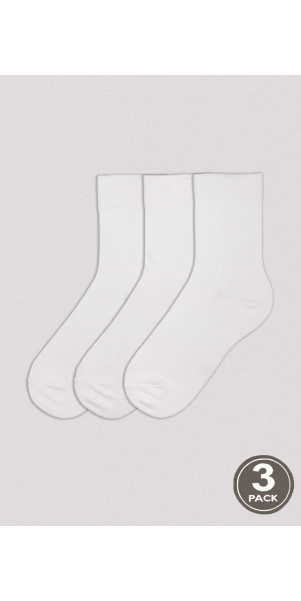 Шкарпетки бавовняні довгі для жінок Legs 21.1 Socks (3 пари) білий-image