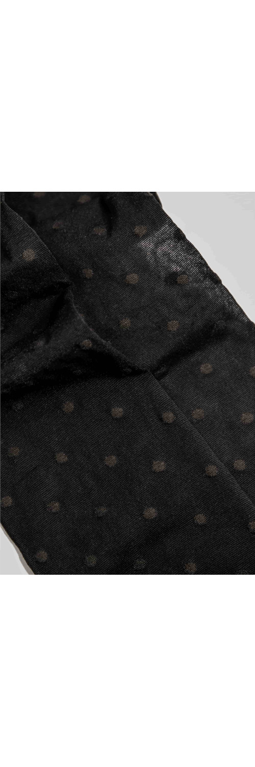 Шкарпетки у горошок для жінок Legs G11 Socks points чорний/чорний ONESIZE-3