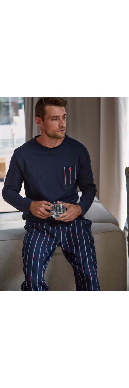 Pajamas for men Naviale MH528-02 Toronto northern blue  L-0