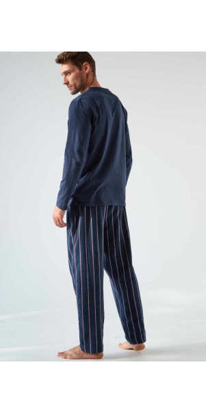 Pajamas for men Naviale MH528-02 Toronto northern blue-image