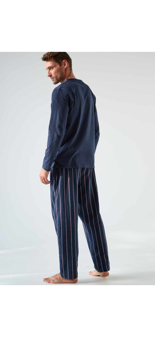 Pajamas for men Naviale MH528-02 Toronto northern blue-image