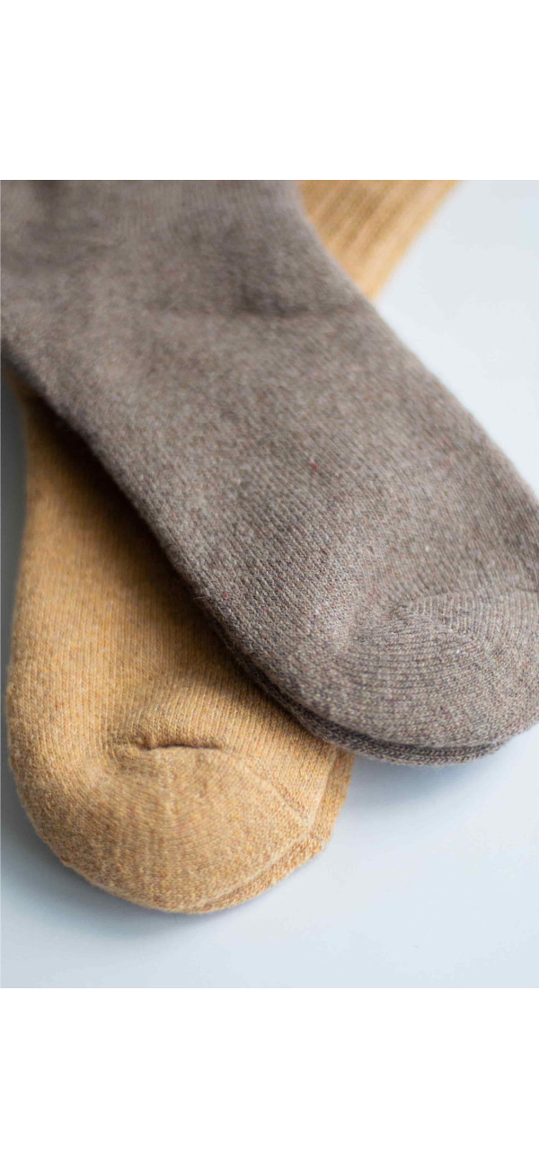 Шкарпетки вовняні довгі для жінок Legs W21 Socks wool terry 2 од. піч/лате-image