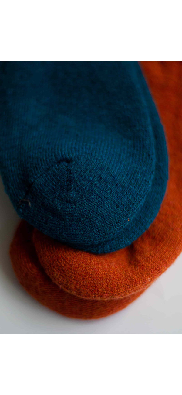 Шкарпетки вовняні довгі для жінок Legs W21 Socks wool terry 2 од. теракота/оушен-image