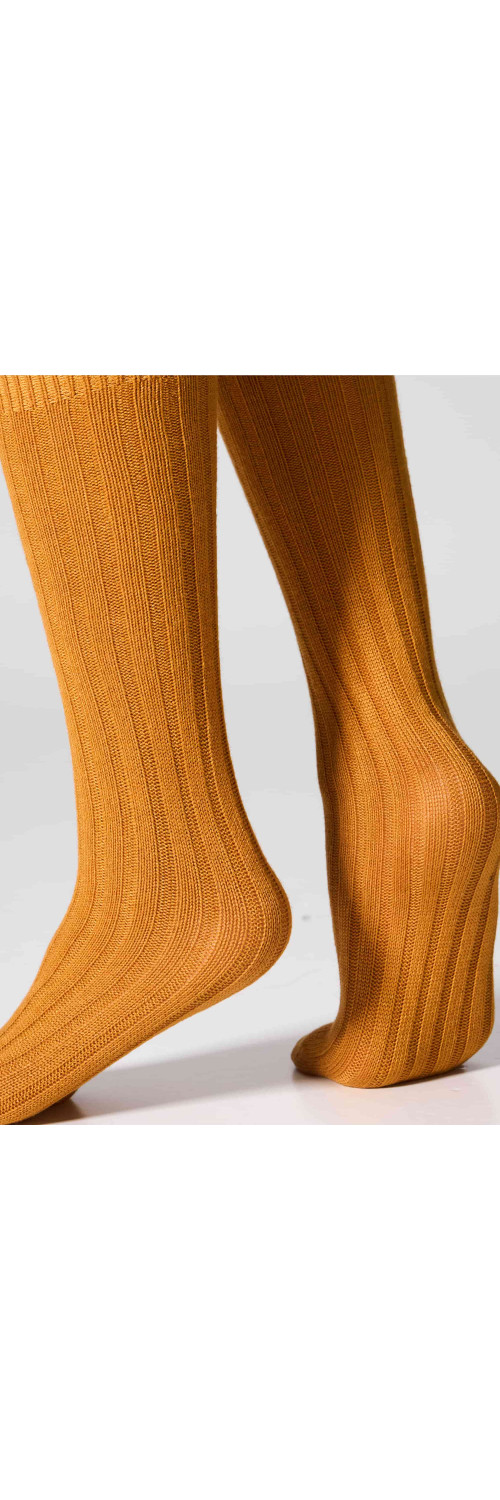 Шкарпетки теплі довгі для жінок Legs W22 Socks angora rabbit (2 пари) охра/грей ONESIZE-3