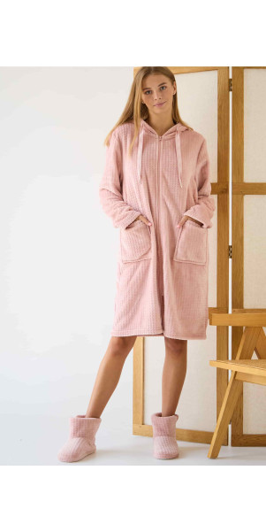 Bathrobe for women Naviale LH564-01 Kyoto pink sakura-image