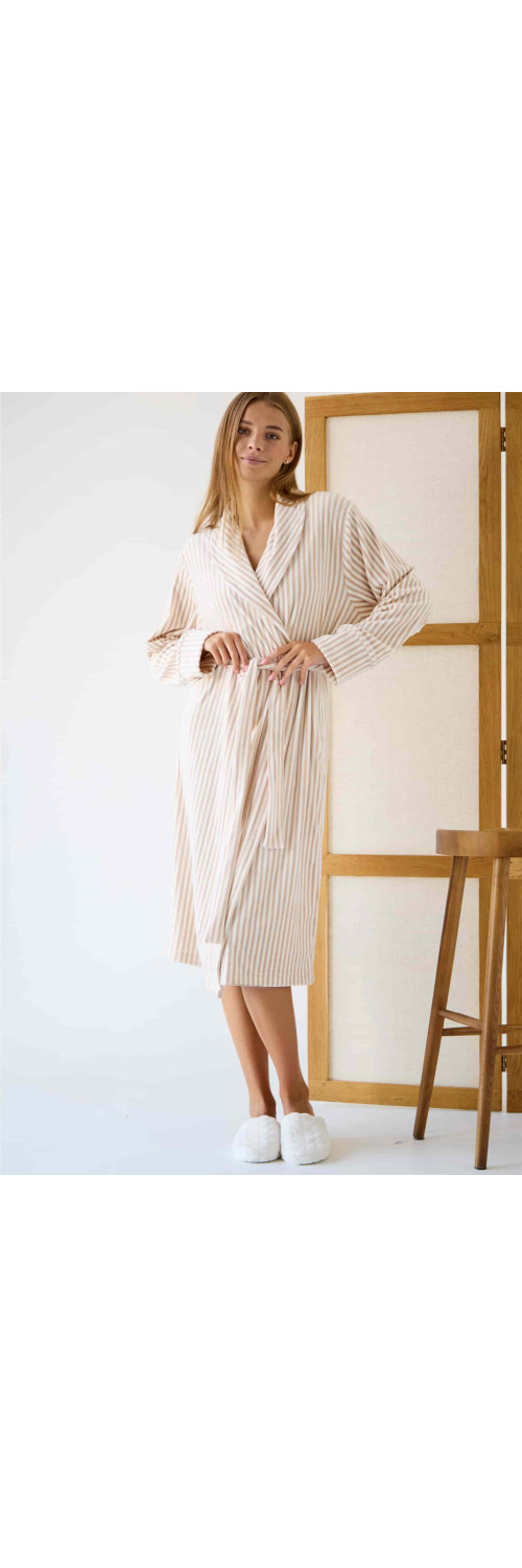 Bathrobe for women Naviale LH561-07 Normandy sandy  L-0