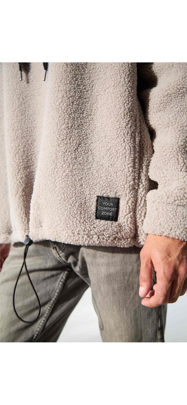 Sweatshirt oversize unisex Naviale UH330-01 Montana pearl grey-image