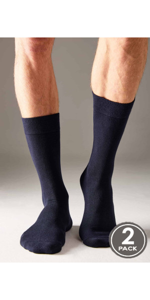 Bamboo socks for men Legs Socks men bamboo standard dark blue-image