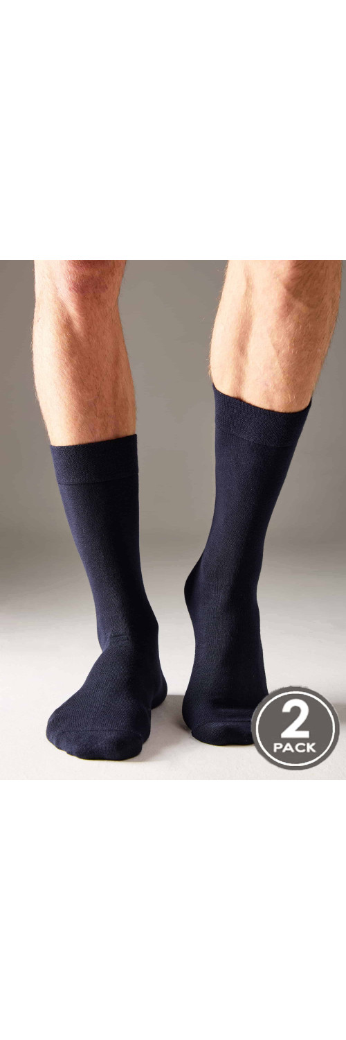 Bamboo socks for men Legs Socks men bamboo standard dark blue  41-45-0