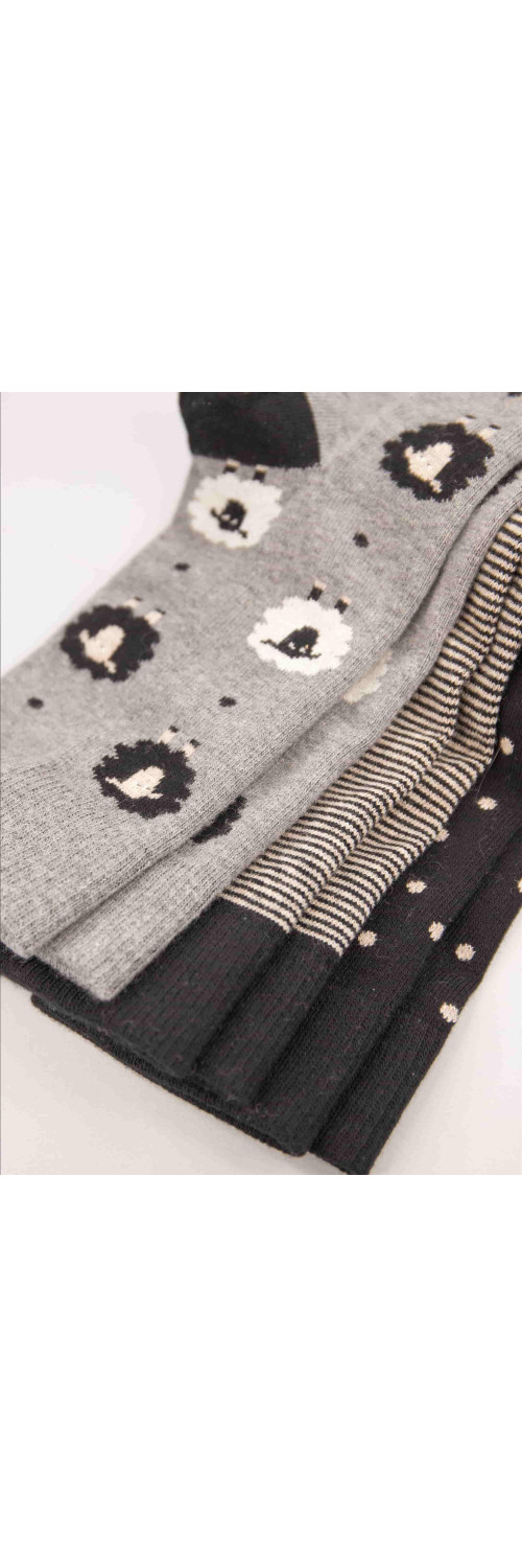 Шкарпетки бавовняні довгі для жінок Legs 130 Socks (3 пари) мікс 36-40-1