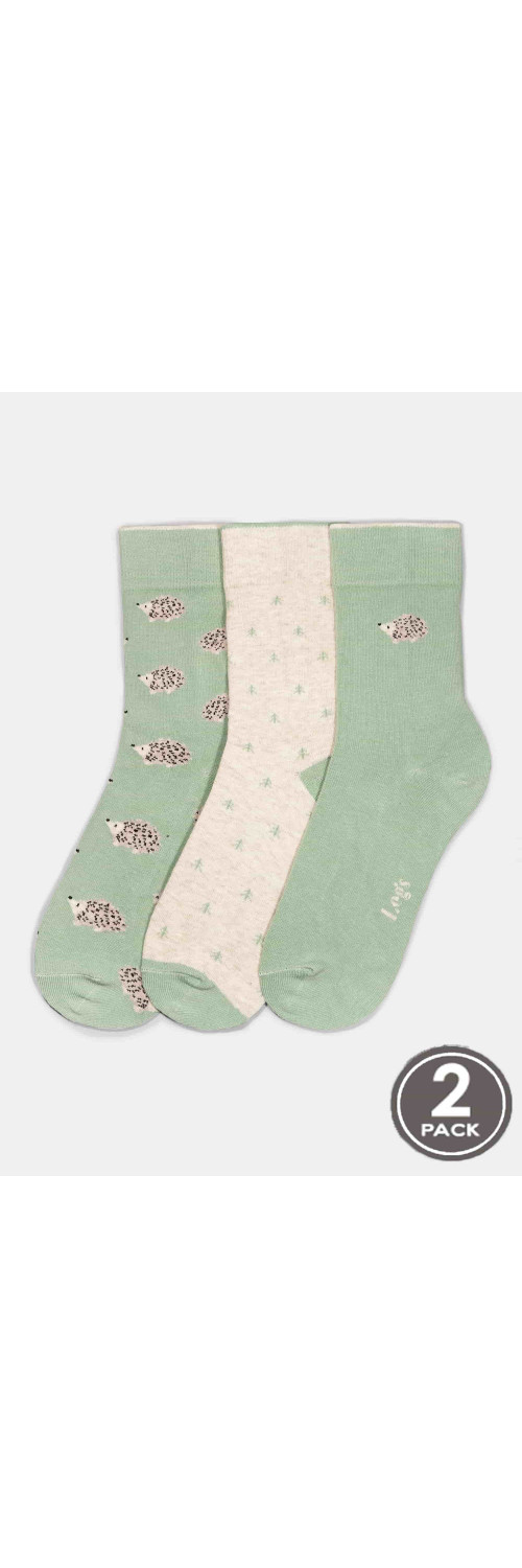Cotton socks long for women Legs 131 Socks (3 pack) mix  36-40-0