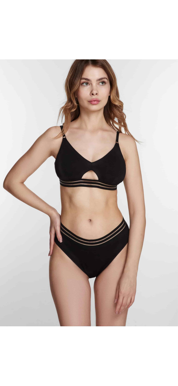 Underpants briefs for women Naviale LU113-04 Rica black-image