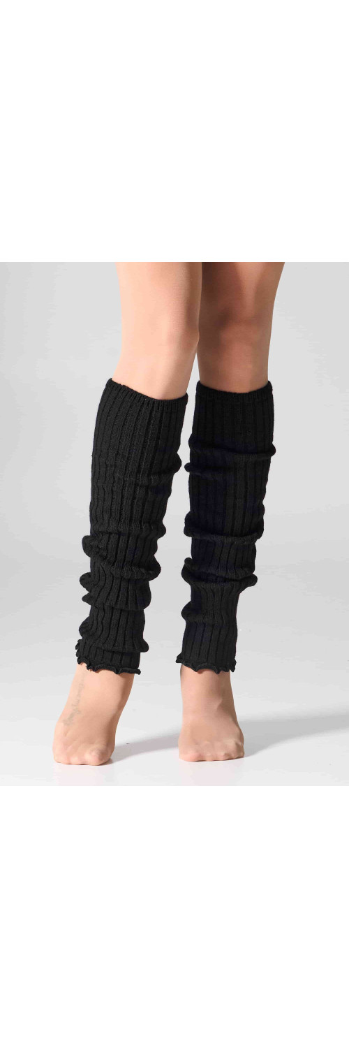 Legwarmers for women Legs GT25 Gaiters rib black  ONESIZE-0