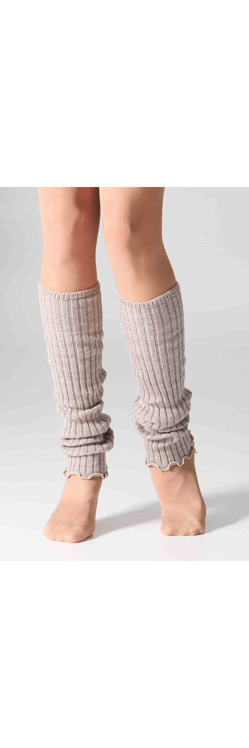 Legwarmers for women Legs GT25 Gaiters rib beige  ONESIZE-0