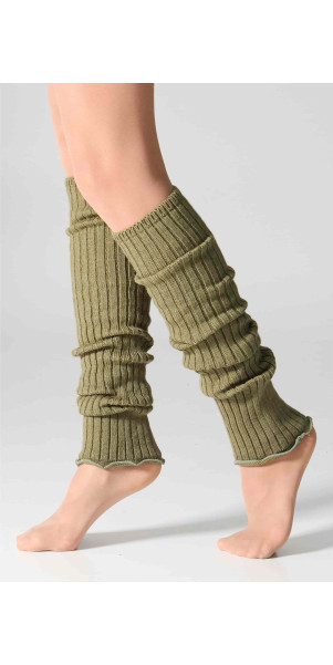 Legwarmers for women Legs GT25 Gaiters rib olive-image