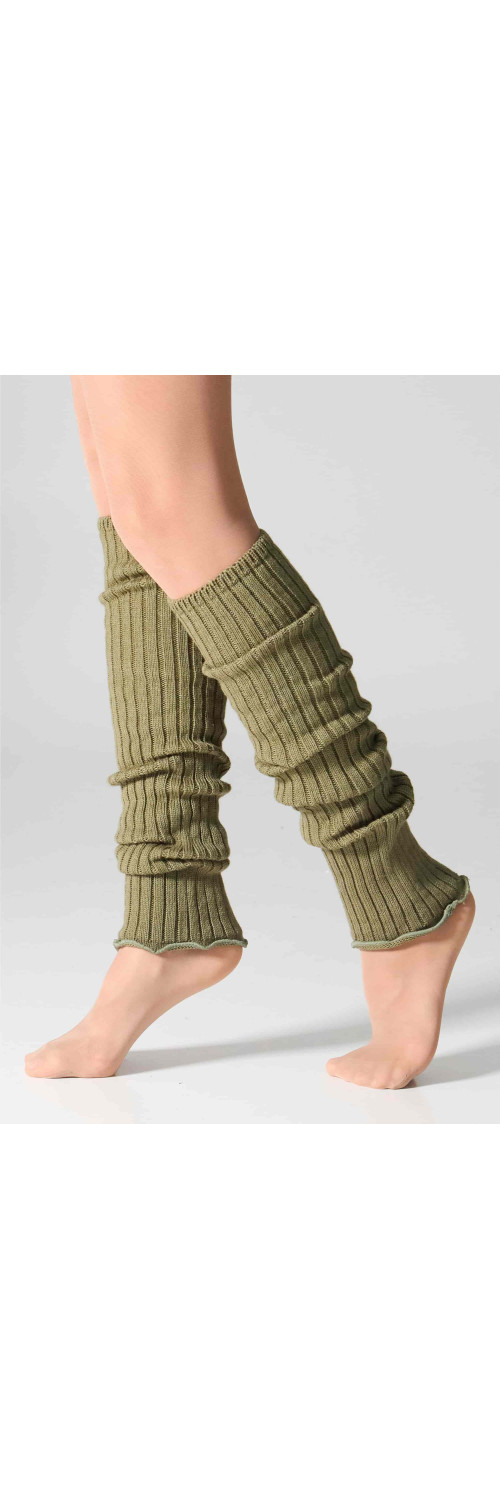 Legwarmers for women Legs GT25 Gaiters rib olive  ONESIZE-1