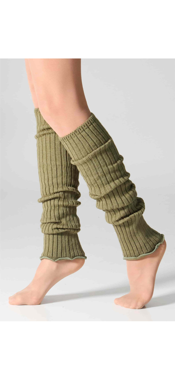 Legwarmers for women Legs GT25 Gaiters rib olive-image