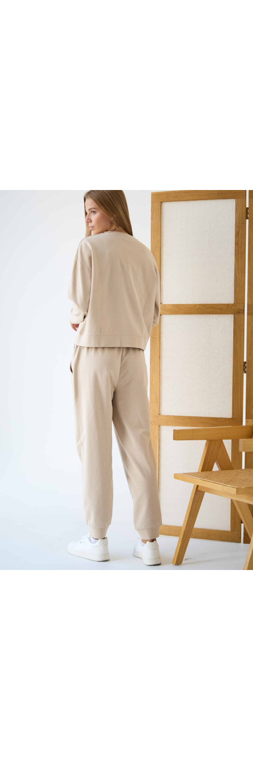 Sweatshirt for women Naviale LH500-05-01 Chamberi caramel latte  L-1