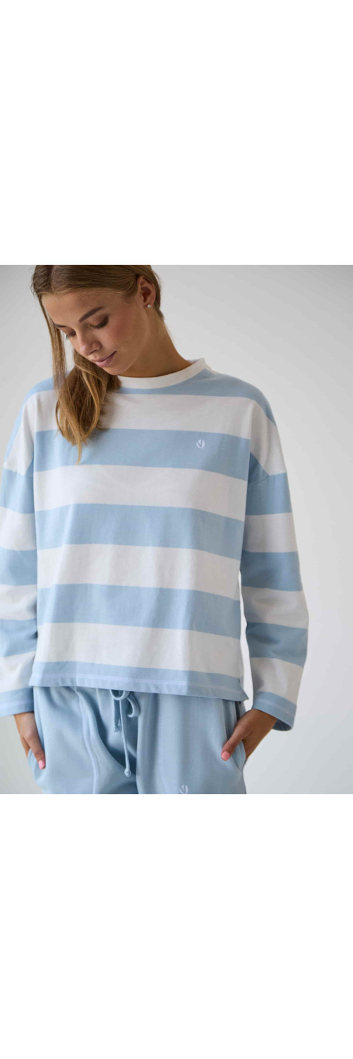 Sweatshirt for women Naviale LH528-01-01 Atlanta blue iris  L-0