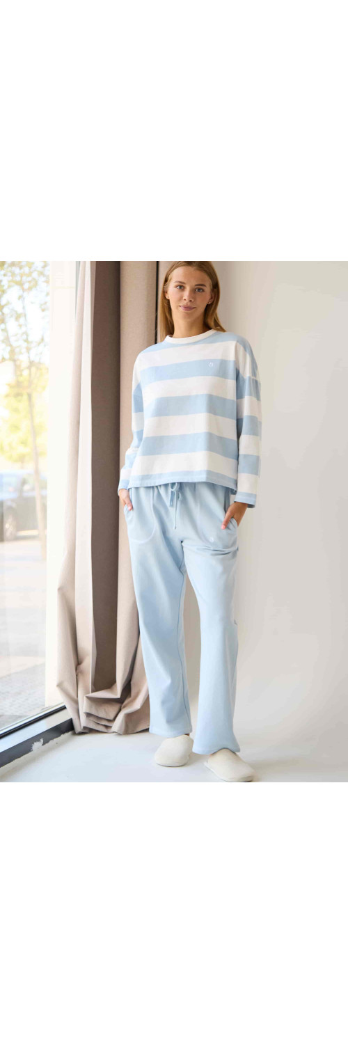 Sweatshirt for women Naviale LH528-01-01 Atlanta blue iris  L-1