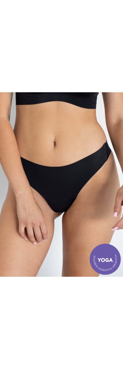 Труси стрінги для жінок Kleo 3598 Yoga чорний XL-0