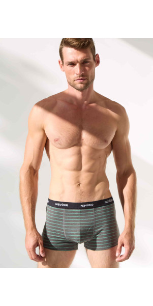 Underpants for men Naviale MU212-02 Aston graph with turquoise shades-image