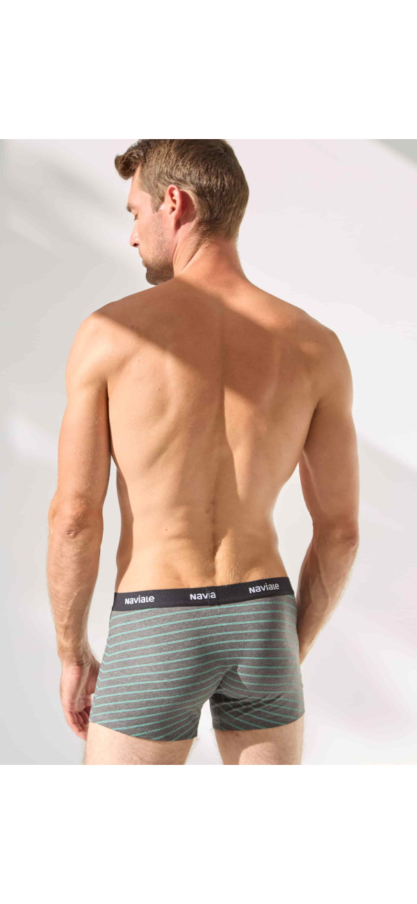 Underpants for men Naviale MU212-02 Aston graph with turquoise shades-image