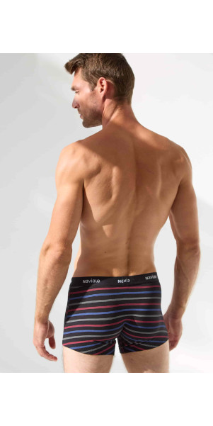 Underpants for men Naviale MU212-02 Aston black with colored tan-image