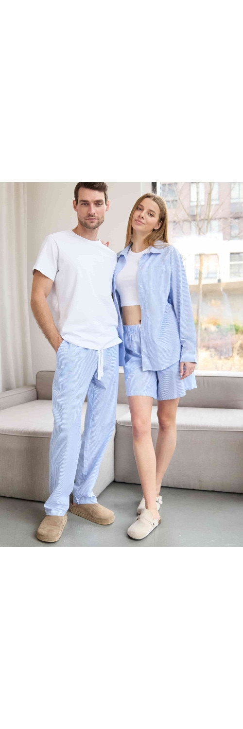 Pants for men Naviale MH420-02 Santorini light blue  L-1