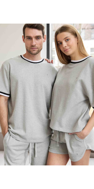 T-shirt unisex Naviale UH320-02 London melange-image