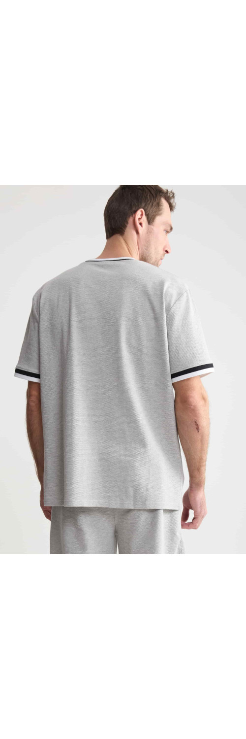 T-shirt unisex Naviale UH320-02 London melange  XL-1