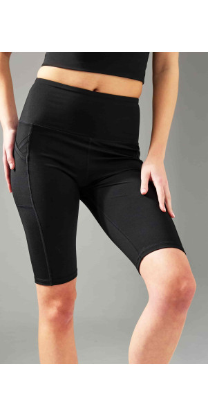 Велосипедки спортивний для жінок Legs L2005 Bicycles shorts active pockets чорний-image