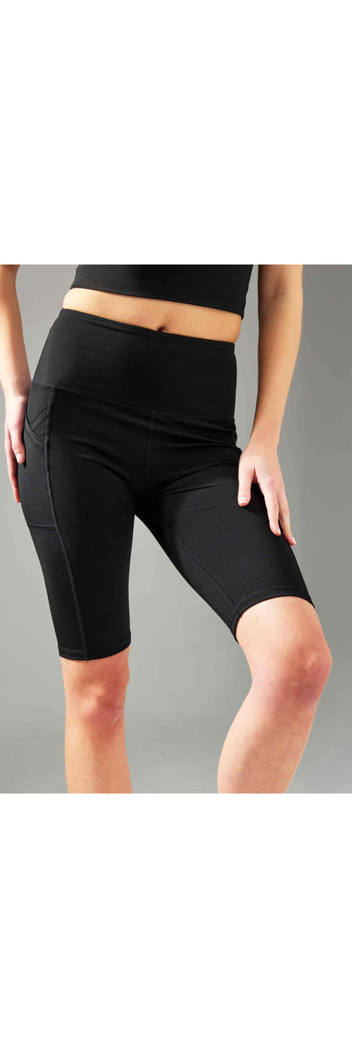 Cycling shorts sporty for women Legs L2005 Bicycles shorts active pockets black  L-0