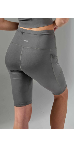 Велосипедки спортивний для жінок Legs L2005 Bicycles shorts active pockets сірий-image