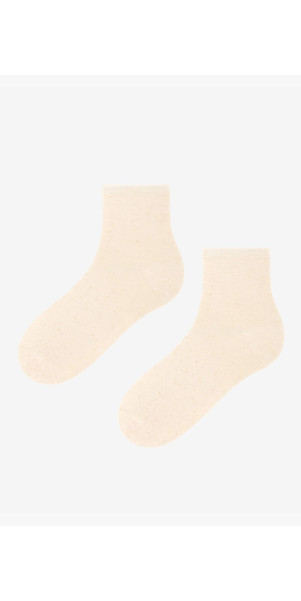Шкарпетки довгі для жінок Marilyn Socks damskie len натуральний-image