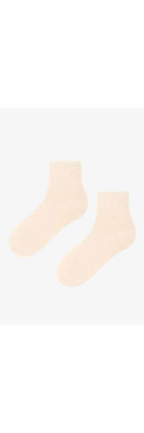 Шкарпетки довгі для жінок Marilyn Socks damskie len натуральний ONESIZE-0