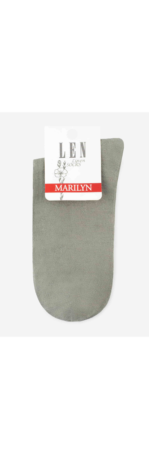 Шкарпетки довгі для жінок Marilyn Socks damskie len олів ONESIZE-1