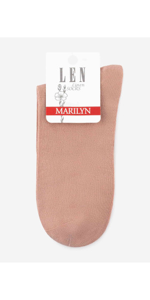 Шкарпетки довгі для жінок Marilyn Socks damskie len цинмон-image