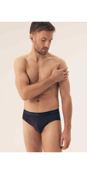 Underpants slips for men Henderson 43187 Ozone red peas-image