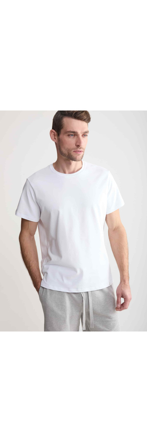 T-shirt for men Naviale MH320-01 Regular man charlie white  M-0