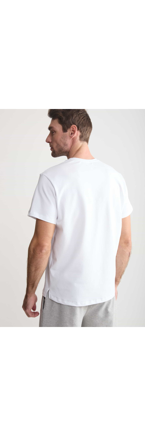 T-shirt for men Naviale MH320-01 Regular man charlie white  M-3