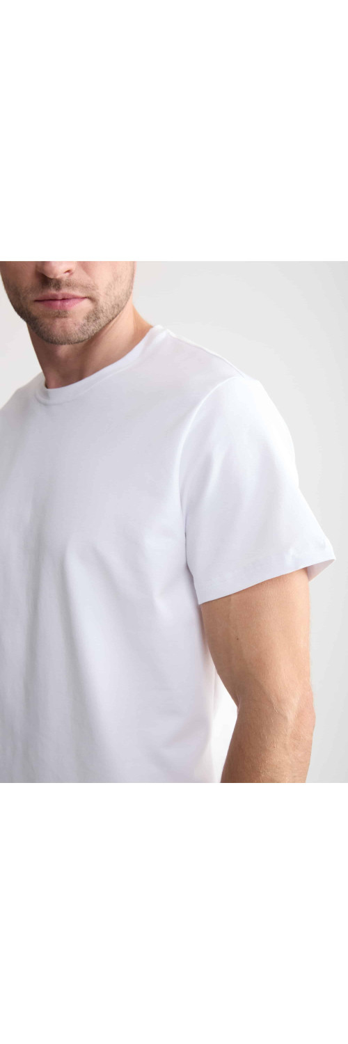 T-shirt for men Naviale MH320-01 Regular man charlie white  M-2