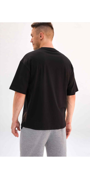 T-shirt oversize unisex Naviale UH320-01 Oversize unisex delta black-image