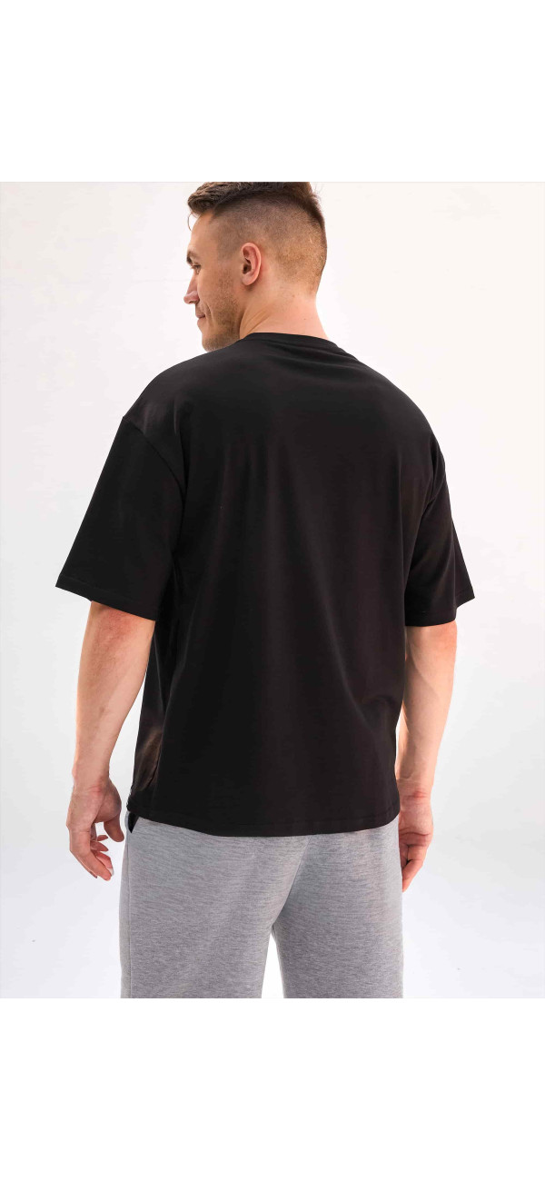 T-shirt oversize unisex Naviale UH320-01 Oversize unisex delta black-image