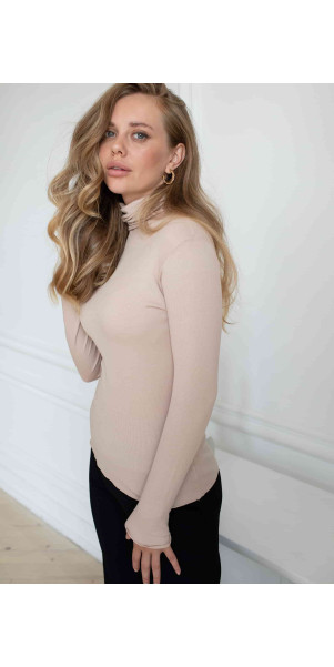 Longsleeve for women Kleo 3689 Barre beige-image